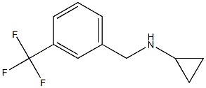 (1S)CYCLOPROPYL[3-(TRIFLUOROMETHYL)PHENYL]METHYLAMINE 结构式