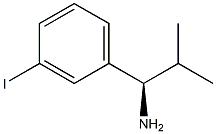 (1R)-1-(3-IODOPHENYL)-2-METHYLPROPYLAMINE 结构式