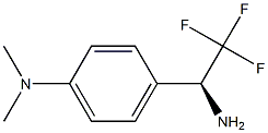 [4-((1S)-1-AMINO-2,2,2-TRIFLUOROETHYL)PHENYL]DIMETHYLAMINE 结构式