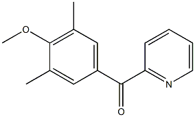 2-(3,5-DIMETHYL-4-METHOXYBENZOYL)PYRIDINE 结构式