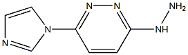 3-Hydrazino-6-(1H-imidazol-1-yl)pyridazine 结构式