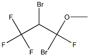 1,2-DIBROMO-1,3,3,3-TETRAFLUOROPROPYL METHYL ETHER 结构式