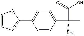 (2R)-2-AMINO-2-(4-(2-THIENYL)PHENYL)PROPANOIC ACID 结构式