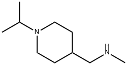 (1-异丙基-哌啶-4-甲基)-甲胺 结构式