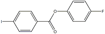 4-FLUOROPHENYL 4-IODOBENZOATE 结构式