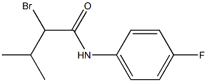 2-BROMO-N-(4-FLUOROPHENYL)-3-METHYLBUTANAMIDE 结构式