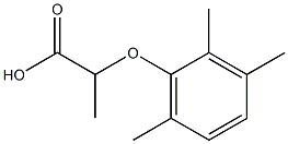 2-(2,3,6-TRIMETHYLPHENOXY)PROPANOIC ACID 结构式