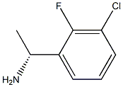 (1R)-1-(3-CHLORO-2-FLUOROPHENYL)ETHYLAMINE 结构式