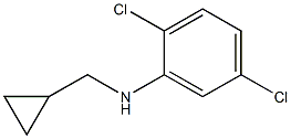 (1R)(2,5-DICHLOROPHENYL)CYCLOPROPYLMETHYLAMINE 结构式