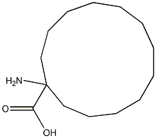 1-AMINOCYCLOTRIDECANECARBOXYLIC ACID 结构式