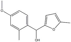 4-METHOXY-2-METHYLPHENYL-(5-METHYL-2-FURYL)METHANOL 结构式