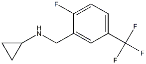 (1S)CYCLOPROPYL[2-FLUORO-5-(TRIFLUOROMETHYL)PHENYL]METHYLAMINE 结构式