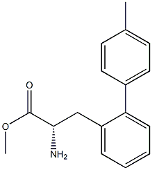 METHYL (2S)-2-AMINO-3-[2-(4-METHYLPHENYL)PHENYL]PROPANOATE 结构式