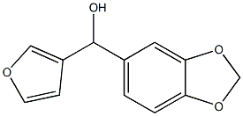 3-FURYL-[3,4-(METHYLENEDIOXY)PHENYL]METHANOL 结构式