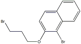 1-BROMO-2-(3-BROMO-PROPOXY)-NAPHTHALENE 结构式