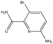 6-AMINO-3-BROMOPYRIDINE-2-CARBOXAMIDE 结构式