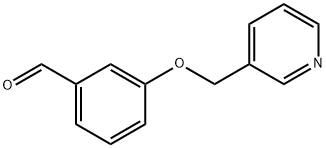 3-(3-吡啶基甲氧基)苯甲醛 结构式