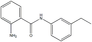 2-AMINO-N-(3-ETHYLPHENYL)BENZAMIDE 结构式