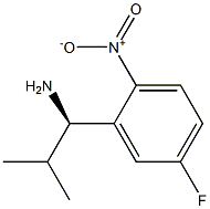 (1R)-1-(5-FLUORO-2-NITROPHENYL)-2-METHYLPROPYLAMINE 结构式