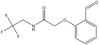 2-(2-FORMYLPHENOXY)-N-(2,2,2-TRIFLUOROETHYL)ACETAMIDE 结构式