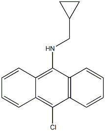 (1S)(10-CHLORO(9-ANTHRYL))CYCLOPROPYLMETHYLAMINE 结构式