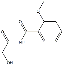 N-GLYCOLOYL-2-METHOXYBENZAMIDE 结构式