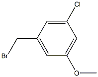 1-(BROMOMETHYL)-3-CHLORO-5-METHOXYBENZENE 结构式