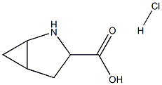 2-Azabicyclo[3.1.0]hexane-3-carboxylic acid hydrochloride 结构式