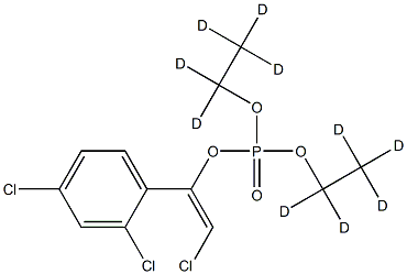 CHLORFENVINPHOS D10 结构式