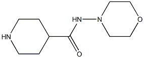 PIPERIDINE-4-CARBOXYLIC ACID MORPHOLIN-4-YLAMIDE 结构式