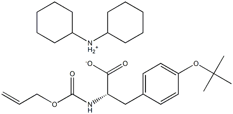 ALOC-TYR(TBU)-OH DCHA 结构式