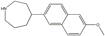 4-(6-METHOXY-NAPHTHALEN-2-YL)-AZEPANE 结构式