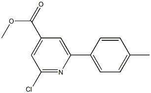 METHYL 2-CHLORO-6-P-TOLYLPYRIDINE-4-CARBOXYLATE 结构式