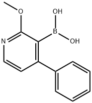 2-METHOXY-4-PHENYLPYRIDINE-3-BORONIC ACID 结构式
