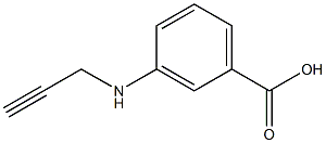 3-(PROP-2-YNYLAMINO)BENZOIC ACID 结构式