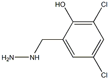 3,5-DICHLORO-2-HYDROXY-BENZYL-HYDRAZINE 结构式