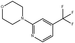 4-(4-(三氟甲基)吡啶-2-基)吗啉 结构式