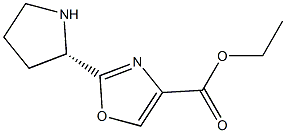 (S)-2-PYRROLIDIN-2-YL-OXAZOLE-4-CARBOXYLIC ACID ETHYL ESTER 结构式