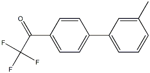4'-(3-METHYLPHENYL)-2,2,2-TRIFLUOROACETOPHENONE 结构式