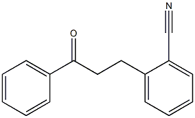 3-(2-Cyanophenyl)propiophenone 结构式