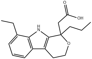 8-正丙基依托度酸 结构式