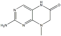 2-Amino-8-methyl-7,8-dihydropteridin-6(5H)-one 结构式
