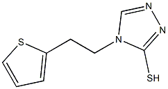 4-(2-THIEN-2-YLETHYL)-4H-1,2,4-TRIAZOLE-3-THIOL 结构式