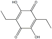 2,5-DIETHYL-3,6-DIHYDROXY-[1,4]BENZOQUINONE 结构式