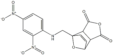 1-([(2,4-DINITROPHENYL)AMINO]METHYL)-4,10-DIOXATRICYCLO[5.2.1.0(2,6)]DEC-8-ENE-3,5-DIONE 结构式