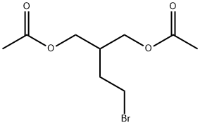 2-(2-BROMOETHYL)-1,3-PROPANEDIOL DIACETATE 结构式
