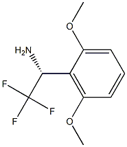 (1R)-1-(2,6-DIMETHOXYPHENYL)-2,2,2-TRIFLUOROETHYLAMINE 结构式