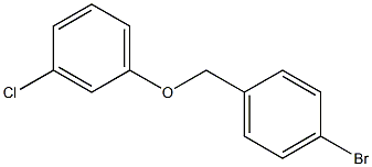 4-BROMOBENZYL-(3-CHLOROPHENYL)ETHER 结构式