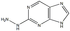 9H-Purin-2-yl-hydrazine 结构式