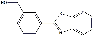 [3-(1,3-BENZOTHIAZOL-2-YL)PHENYL]METHANOL 结构式